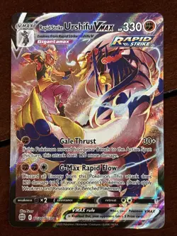 Pokemon Brilliant Stars Rapid Strike Urshifu Vmax TG21/TG30 Full Art Holo Rare - Image 1