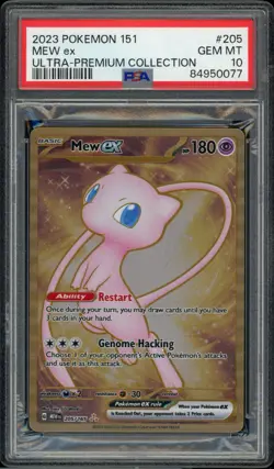 2023 Pokemon 151 205 Mew ex Ultra Premium Collection PSA 10 Gem Mint - Image 2