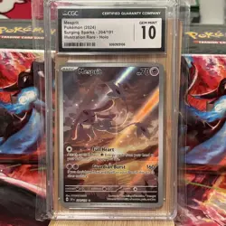 Pokemon TCG Mesprit 204/191 Illustration Rare, Surging Sparks | CGC 10 Graded - Image 1