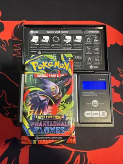 22.47g HEAVY - Pokemon TCG M&E - Phantasmal Flames - Booster Pack! Possible GOD - Image 1