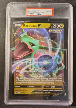PSA 10 Rayquaza V JUMBO SWSH 100/159 Pokemon Crown Zenith 2024 Sea/Sky Promo - Image 1