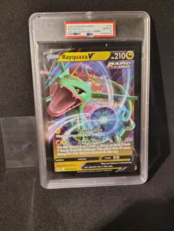 PSA 10 Rayquaza V JUMBO SWSH 100/159 Pokemon Crown Zenith 2024 Sea/Sky Promo - Image 3