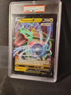 PSA 10 Rayquaza V JUMBO SWSH 100/159 Pokemon Crown Zenith 2024 Sea/Sky Promo - Image 4