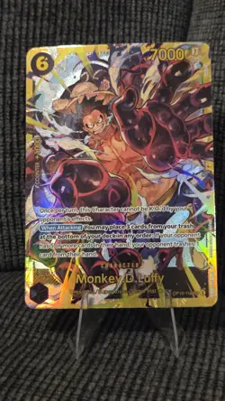 One Piece Royal Blood Monkey D. Luffy OP10-118 Secret Rare Card English Edition - Image 1