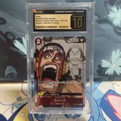 One Piece Usopp | ST01-002 | Japanese | 25th Anniversary | CGC PRISTINE 10 - Image 1