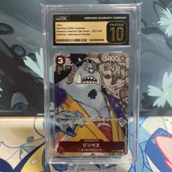 One Piece Jinbe | ST01-005 | Japanese | 25th Anniversary | CGC PRISTINE 10 - Image 1