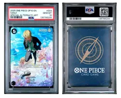 PSA 10 2025 One Piece OP10 Sanji Special Alternate Art #003 GEM MINT - Image 1