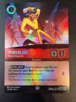 Lorcana Disney Fabled - Powerline - Musical Superstar (Epic) 215/204 Holo - Image 1