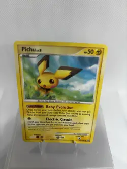 Pokemon Pichu TCG Stormfront 2008 Non-Holo Card 45/100 - Image 2