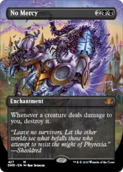 MTG English No Mercy (Borderless) NM Normal Dominaria Remastered - Image 1