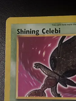 Shining Celebi 106/105 Pokemon Neo Destiny Unlimited Holo Rare Card WOTC DMG - Image 2