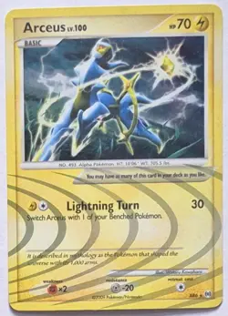 Arceus Pokemon Arceus AR6 Holo Rare Platinum Pokemon TCG Card - Image 1