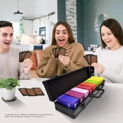 CARDKINGPRO | LONG | 1400 Sports Pokemon TCG Game Card Storage Case Black - Image 2