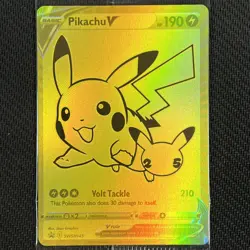 Pikachu V SWSH145 Sealed Sword & Shield Promo Cards 25 Celebrations Pokemon TCG - Image 3