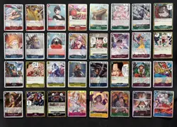One Piece TCG English 32 R and SR card lot - Image 1