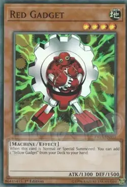 Yugioh Gadget Set Green Red Yellow - 1st Edition Super Rare NM - Free Holo Card - Image 3