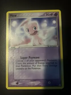 Pokemon TCG Mew Non-Holo Holon Phantoms Ultra Rare Card 111/110 Secret Rare NM - Image 1
