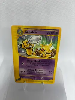 Pokemon Kadabra 84/165 WotC Expedition Regular Uncommon Card Vintage TCG NM - Image 2