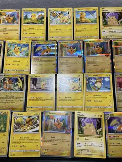 (30) Pikachu CARDS LOT VTG HOLO Raichu Stamped Red Cheeks Halloween Bubbles - Image 3