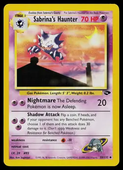 Pokemon Card - Sabrina's Haunter Gym Challenge 55/132 Uncommon - Image 1