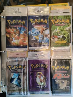 Pokemon Vintage Collection Binder 360 Cards, Base Set/Fossil/Rocket/Gym - Image 1