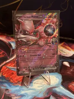 Pokemon TCG Team Rockets Mewtwo EX Double Rare Card 081/182 Destined Rivals - Image 1