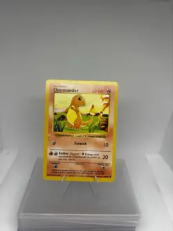 Pokemon TCG Charmander Base Set, Card 46/102, Regular Shadowless Common - Image 1