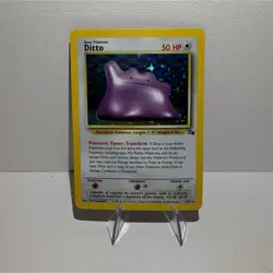 Pokemon Ditto Fossil Holo Rare 3/62 Unlimited English 1999 WOTC Card - Image 1