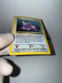 Pokemon Ditto Fossil Holo Rare 3/62 Unlimited English 1999 WOTC Card - Image 3