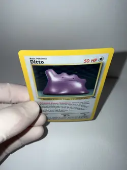 Pokemon Ditto Fossil Holo Rare 3/62 Unlimited English 1999 WOTC Card - Image 4