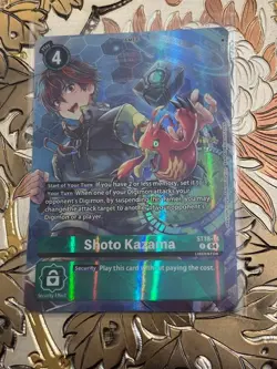Digimon Card Game Liberator Debugger Set PB-22 Shoto Kazama Alt Art ST18-14 - Image 1