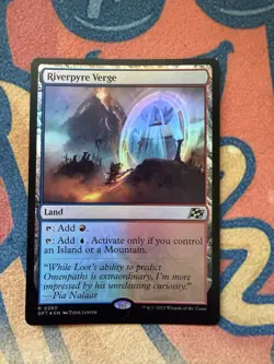 Riverpyre Verge | Foil | Aetherdrift | MTG Land NM - Image 1