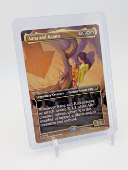 MTG - Aang and Katara - Borderless Rare #69 - Avatar: The Last Airbender NM - Image 1