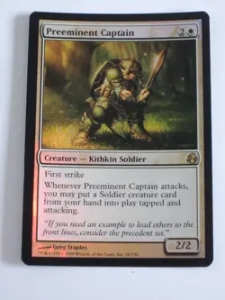 MTG - FOIL - Preeminent Captain - Morningtide - (MOR) - NM - Image 1