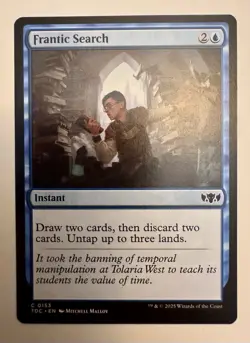 Frantic Search MTG Tarkir: Dragonstorm Commander Common NM x1 - Magic Card - Image 1