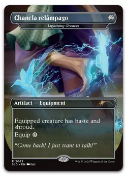 Chancla relampago - Lightning Greaves #2062 (NM) Secret Lair Drop SLD Magic MTG - Image 1