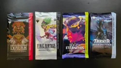 MTG Magic the Gathering Collector Booster 2-CARD SAMPLE Packs x4 LCI FF EOE TDS - Image 1
