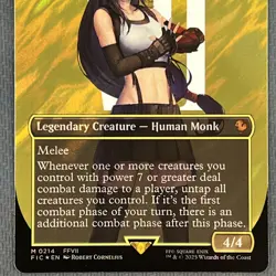 Tifa, Martial Artist 0214 Borderless Surge Foil Commander: FINAL FANTASY MTG TCG - Image 3