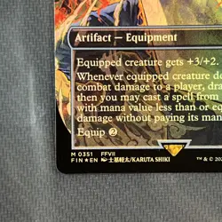 Buster Sword 0351 Borderless Foil FINAL FANTASY Cloud Magic The Gathering TCG - Image 5