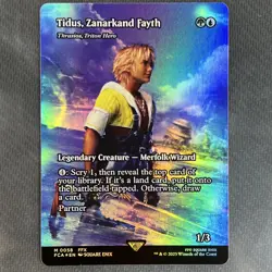 Tidus, Zanarkand Fayth Thrasios, Triton Hero Showcase Foil FINAL FANTASY MTG TCG - Image 1