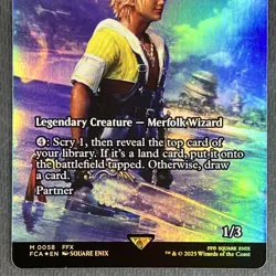 Tidus, Zanarkand Fayth Thrasios, Triton Hero Showcase Foil FINAL FANTASY MTG TCG - Image 3