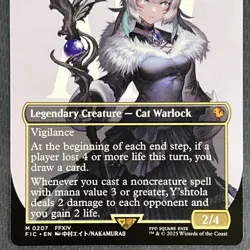 Y'shtola, Night's Blessed 0207 Borderless Commander FINAL FANTASY English MTG - Image 3