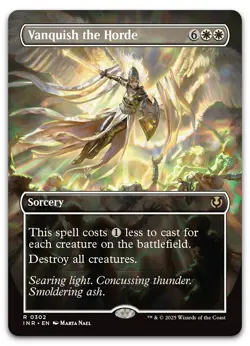 Vanquish the Horde (Borderless) #302 (NM) Innistrad Remastered INR Magic MTG - Image 1