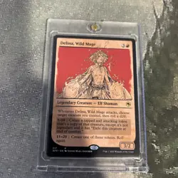 MTG Delina, Wild Mage (Showcase) - Adventures in the Forgotten Realms (AFR) #317 - Image 4