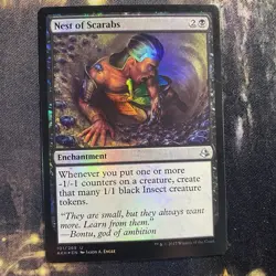 Magic The Gathering: Nest of Scarabs - Amonkhet - Foil - LP - 101 - mtg - Image 1