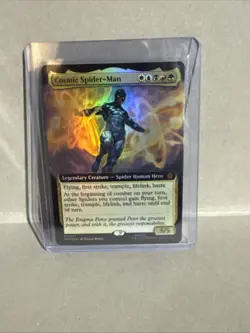 MTG Cosmic Spider-Man (Extended Art) Marvel's Spider-Man Foil - Image 1