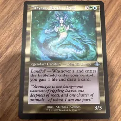 1x Tatyova, Benthic Druid - Retro NM Eng MTG - Dominaria Remastered DMR 371 - Image 1