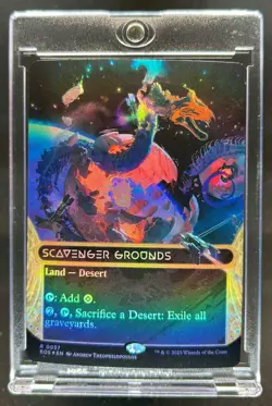 2025 Magic The Gathering Edge of Eternities Scavenger Grounds Foil #0037 - Image 1