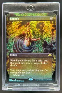 2023 Magic MTG Dominaria Remastered Entomb Foil #426 - Image 1