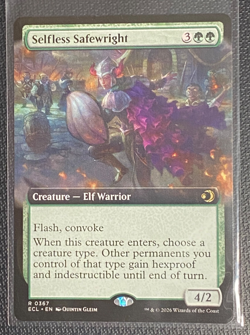 Selfless Safewright (Extended Art) Lorwyn Eclipsed Non-Foil MTG ECL #367 NM/M - Image 1